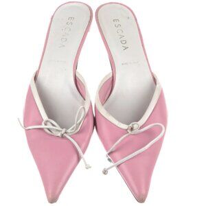 Escada Leather Mules Size: US9